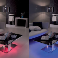 Led-lighted  Tables Ozzio E-Motion-4