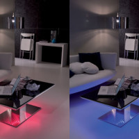 Led-lighted Tables Ozzio E-Motion-4