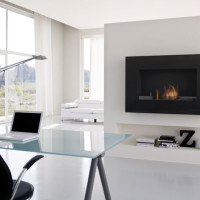 Linea Quadra Bio Fireplace