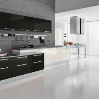 Modern Dark Wave Kitchen Design