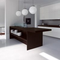 Simple Contemporary Kitchen Interior Design One