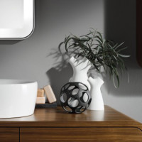 Contemporary Dark Walnut Bathroom Furniture by Toto – 03