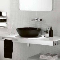 Ext Black and White Bathrooms - 2