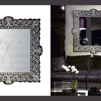 Bathroom Mirror Verev Platinum