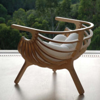 Unique plywood chair design branca