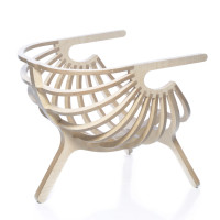 Unique plywood chair design branca-2
