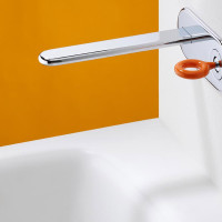 wall mounted handle mixture for washbasin ring strubinetterie