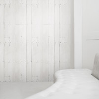 white planks wallpaper mineheart